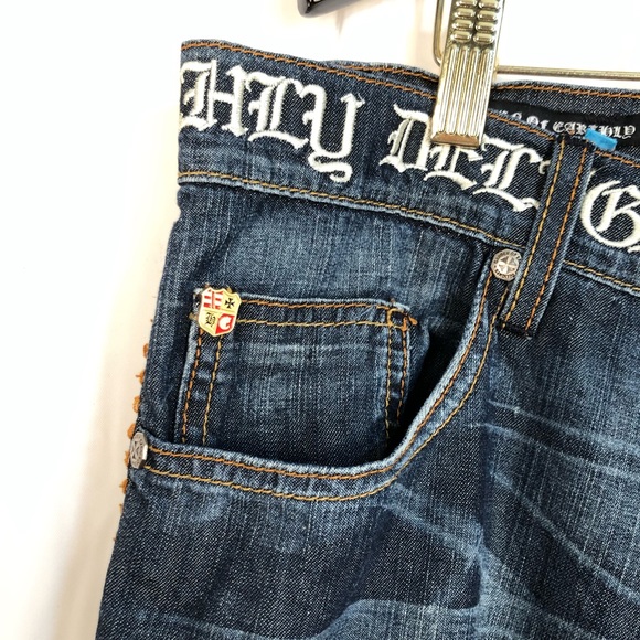 Garden of Earthly Delights Sz.36x31 Dark Wash - Picture 5 of 6